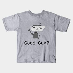 Good Guy, Robot, Funny T-Shirt, Funny Tee, Badly Drawn, Bad Drawing Kids T-Shirt